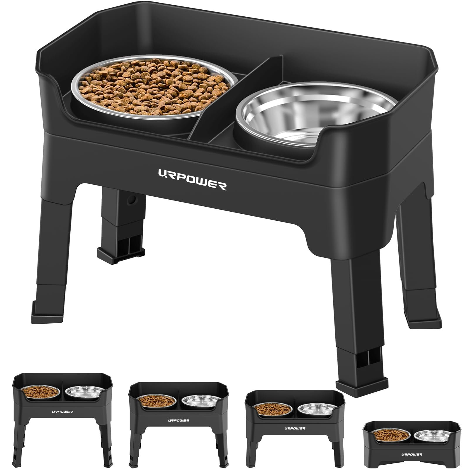 URPOWER Elevated Dog Bowls product image